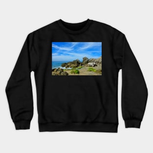 Vagues sur rochers Crewneck Sweatshirt